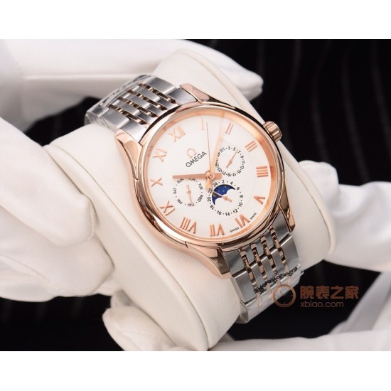 【最新】：欧米茄 OMEGA 【机芯】：全自动机械机芯【镜面】：矿物质强化玻璃尺寸：直径41mm厚12mm