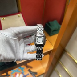 卡地亚猎豹原装瑞士石英机芯中号尺寸27mm316L精钢材质
