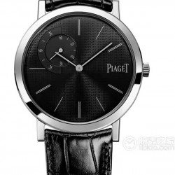 Piaget 伯爵Altiplano 原版字面复刻版 系列多功能机械全自动腕表。以传统美学概念打造的机械腕表，纯洁简约古典优雅，精致的巴顿指针，优雅的双层立体面盘，5位小秒和10位24小时刻度以及独有12点位日历窗，42mm腕表。透视底盖！