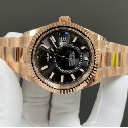 今日推荐劳力士 天行者 玫瑰金灰面 42mm 9002机 顶级品质 出货实拍✈️‏‍   ﻿ ﻿