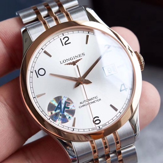LONGINES 浪琴 开创者系列,185周年推出的拥有天文台认证的系列腕表,316精钢表壳表带,搭配黑白色表盘,简洁的时标与简洁美观的中央大三针相呼应,令时间呈现清晰、直观,直径40mm! LONGINES 浪琴 开创者系列,185周年推出的拥有天文台认证的系列腕表,316精钢表壳表带,搭配黑白色表盘,简洁的时标与简洁美观的中央大三针相呼应,令时间呈现清晰、直观,直径40mm!