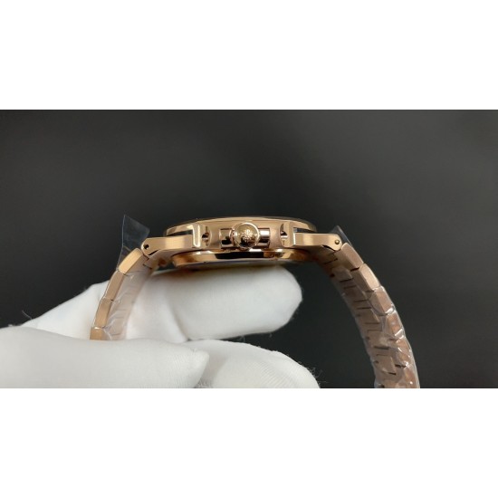 今日推荐百达翡丽 鹦鹉螺5711 玫瑰金咖 40mm Cal.324机 顶级品质 出货实拍✈️