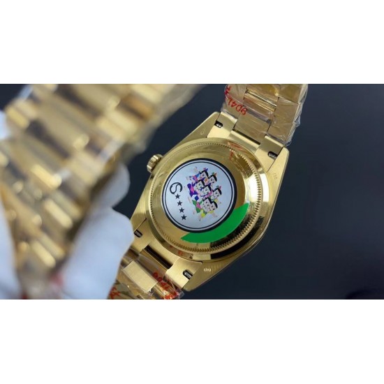 ROLEX 劳力士 星期日历型日志 黄金壳陨石面 36mm 2836机 出货实拍 顶级品质✈️
