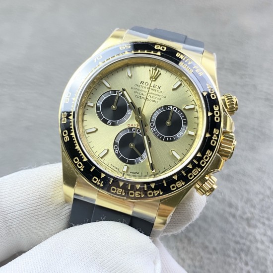 （严选）劳力士迪通拿系列，专柜新款余文乐！40mm直径 c厂出品，出货实拍