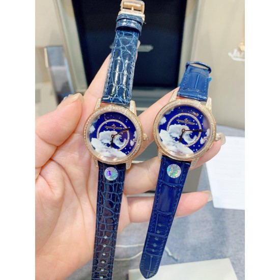 独家实拍,认准品质与细节女人的三大梦想之一,积家约会系列流星腕表 以珍稀工艺呈现变幻莫测的绚烂流星,蓝宝石玻璃,原装折叠扣!尺寸:33mm,厚10mm! 独家实拍,认准品质与细节女人的三大梦想之一,积家约会系列流星腕表 以珍稀工艺呈现变幻莫测的绚烂流星,蓝宝石玻璃,原装折叠扣!尺寸:33mm,厚10mm!
