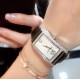 实拍 PATEK PHILIPPE百达翡丽系列 女士腕表(白金表壳搭配沙丁布带,表圈镶嵌天然锆石,蓝宝石玻璃,搭载瑞士石英机芯,尺寸30*34*7毫米) 实拍 PATEK PHILIPPE百达翡丽系列 女士腕表(白金表壳搭配沙丁布带,表圈镶嵌天然锆石,蓝宝石玻璃,搭载瑞士石英机芯,尺寸30*34*7毫米)