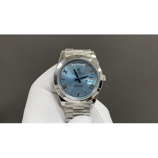 今日推荐劳力士 星期日历型 DD罗马蓝40mm 3255机 顶级品质 出货实拍✈️‏‍   ﻿ ﻿
