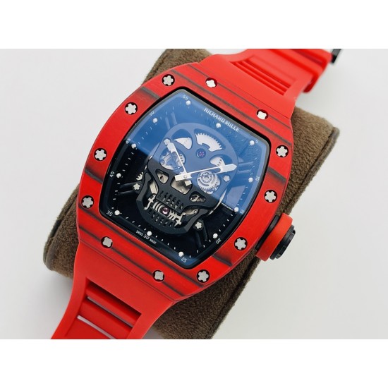 【RM Factory2021墙裂推荐】市场顶级复刻 理.查徳 米勒 Richard Mille RM052系列腕表!1⃣️最新鬼头夜光碳纤V2升级版,颅骨系列,碳纤维壳身!2⃣️搭载原装进口机械机芯,更突显了这块腕表的运动风格!3⃣️透过防眩光鑫的表镜,可见到悬浮式镂空机芯 !其大胆个性的颅骨设计霸气夺目,成功捕获一众腕表爱好者的心!骷髅形象,打造一个不拘泥于主流的钟表世界!RM Factory匠心力作 欢迎品鉴! 【RM Factory2021墙裂推荐】市场顶级复刻 理.查徳 米勒 Richard Mille RM052系列腕表!1⃣️最新鬼头夜光碳纤V2升级版,颅骨系列,碳纤维壳身!2⃣️搭载原装进口机械机芯,更突显了这块腕表的运动风格!3⃣️透过防眩光鑫的表镜,可见到悬浮式镂空机芯 !其大胆个性的颅骨设计霸气夺目,成功捕获一众腕表爱好者的心!骷髅形象,打造一个不拘泥于主流的钟表世界!RM Factory匠心力作 欢迎品鉴!