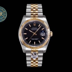 少量到货AR超强神作 ROLEX DATEJUST超级904L最强V2升级版日志型36系列腕表，表壳表带运用超级904L铸造而成，并行代购版DATEJUST，完美修正十年间所有副本的不足和缺陷，36mm表径，搭载3135机并搭配正品代购包装物料，重新定义最高品质的DATEJUST副本[拳头]            最强版A级副本DATEJUST【AR出品】