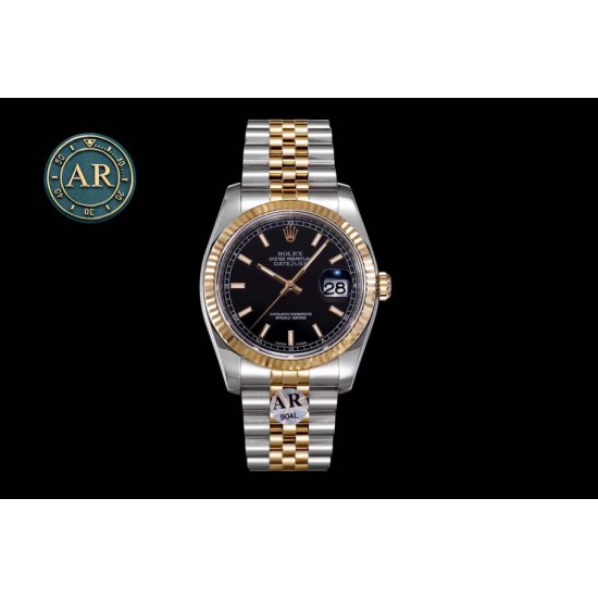 少量到货AR超强神作 ROLEX DATEJUST超级904L最强V2升级版日志型36系列腕表，表壳表带运用超级904L铸造而成，并行代购版DATEJUST，完美修正十年间所有副本的不足和缺陷，36mm表径，搭载3135机并搭配正品代购包装物料，重新定义最高品质的DATEJUST副本[拳头]            最强版A级副本DATEJUST【AR出品】