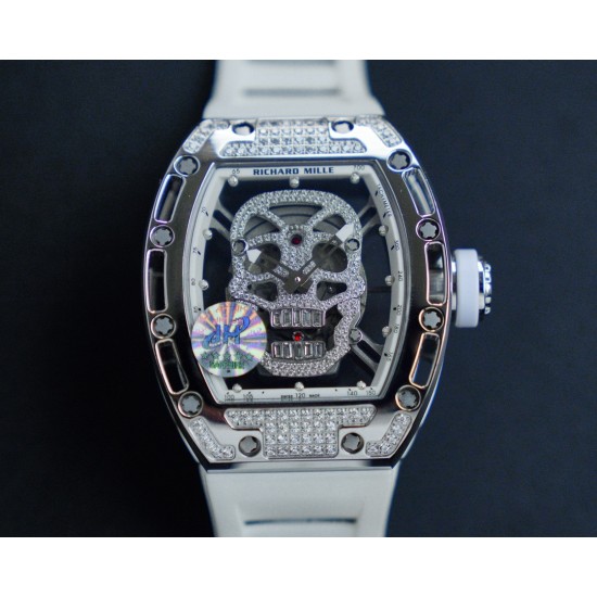 理查德米勒 RICHARD MILLE 最新升級特别版 抛光亮壳 让你体验最亮鬼头 带出最经典的RM052鬼头经典传奇 永不落后 镂空骷髅头腕表.骷髅头轮廓突出,造型霸气不羁,具有震撼人心的魅力。搭配艳耀色彩的真皮轻便表带,更拉风,更前卫。缤纷盛夏,换上短袖T恤的你,腕间搭上鲜艳的表款,是不是很吸睛?尺寸43x50mm ⚠️请认准独家品质 理查德米勒 RICHARD MILLE 最新升級特别版 抛光亮壳 让你体验最亮鬼头 带出最经典的RM052鬼头经典传奇 永不落后 镂空骷髅头腕表.骷髅头轮廓突出,造型霸气不羁,具有震撼人心的魅力。搭配艳耀色彩的真皮轻便表带,更拉风,更前卫。缤纷盛夏,换上短袖T恤的你,腕间搭上鲜艳的表款,是不是很吸睛?尺寸43x50mm ⚠️请认准独家品质