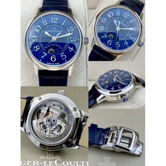 JAEGER-LECOULTRE积家女款RENDEZ-VOUS约会系列。尺寸：29mm搭载日本进口全自动机械机芯  正品版本机芯主版  功能：日夜星晨、时分秒显示功能 ，展现出昼的灿烂与夜的浪漫(刚刚的相遇，[玫瑰]刚刚的缘分，[爱心]刚刚的时间，愿幸福快乐与您相伴)