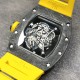 RICHARD MILLE 理查德米勒 RM35-02 客户定制的柠檬黄胶带!齿轮配件堆砌而成的镂空立体表盘 蓝宝石镜面 碳纤维表壳 进口精工自动机械机芯 橡胶表带 蝴蝶扣 KV厂,出货实拍 RICHARD MILLE 理查德米勒 RM35-02 客户定制的柠檬黄胶带!齿轮配件堆砌而成的镂空立体表盘 蓝宝石镜面 碳纤维表壳 进口精工自动机械机芯 橡胶表带 蝴蝶扣 KV厂,出货实拍