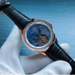 【品牌】江诗丹顿-Vacheron Constantin 【类型】男士腕表 B7 【机芯】全自动机械机芯【材质】316L精钢表壳【表带】真皮表带/钢带（可选）【表镜】矿物强化玻璃镜面 【尺寸】直径42mm 厚度13mm【特性】飞轮精选大三针机械男表、独特魅力、非凡气势！ 三杰精致推荐男士机械腕表 SJ为你精心设计超真实实物图拍摄