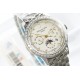 年末巨献“pp时尚新款 PATEK PHILIPPE【新年巨献 最高版本】百达翡丽超级复杂多功能系列(5721P-002)ZF厂高品质钢带款变运动系列原装9100升级版机芯。所有功能同正品(3字位月份显示 6字位24小时显示 9字位24小时和日月星辰显示),和原装一样的带水平压纹工艺,带荧光刻度 ,41mm直径。316L精钢镀金,原装进口蓝宝石水晶镜面。5721和5721P款的外钻为施华洛世奇钻,通透闪亮,气质非凡。在目前技术范畴内尽可能接近原装,此款腕表让您驾驭所有场合。 年末巨献“pp时尚新款 PATEK PHILIPPE【新年巨献 最高版本】百达翡丽超级复杂多功能系列(5721P-002)ZF厂高品质钢带款变运动系列原装9100升级版机芯。所有功能同正品(3字位月份显示 6字位24小时显示 9字位24小时和日月星辰显示),和原装一样的带水平压纹工艺,带荧光刻度 ,41mm直径。316L精钢镀金,原装进口蓝宝石水晶镜面。5721和5721P款的外钻为施华洛世奇钻,通透闪亮,气质非凡。在目前技术范畴内尽可能接近原装,此款腕表让您驾驭所有场合。