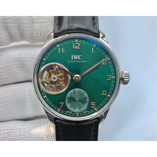 万国IWC－葡萄牙系列 七日链 V1至V5版本 搭载CAL.51011自动机械机芯 独立小秒针 真动能指示 蓝宝石玻璃 牛皮表带