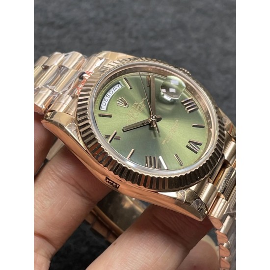 ROLEX 劳力士 玫瑰金绿日志 ～