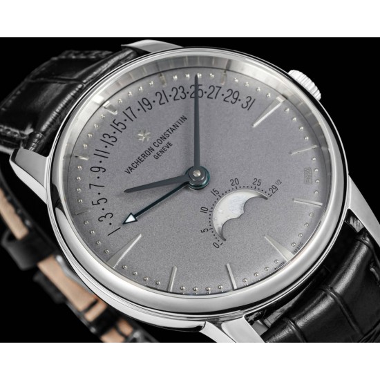 全新升级版Vacheron constantin 经典之美品鉴江诗丹顿传承逆跳日历款腕表 型号4010U/000R-B329。盘面设计独树一帜,功能简单实用。采用自制Cal.2460 R31L/1机芯 直径42.5毫米 。搭配意大利牛皮原装表扣,佩戴更舒适,简敛精致不失优雅,经典传承 永不过时 全新升级版Vacheron constantin 经典之美品鉴江诗丹顿传承逆跳日历款腕表 型号4010U/000R-B329。盘面设计独树一帜,功能简单实用。采用自制Cal.2460 R31L/1机芯 直径42.5毫米 。搭配意大利牛皮原装表扣,佩戴更舒适,简敛精致不失优雅,经典传承 永不过时