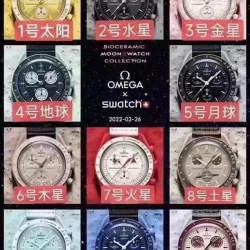 欧米茄swatch联名星球款式全面到货。认准品质。价格实惠。