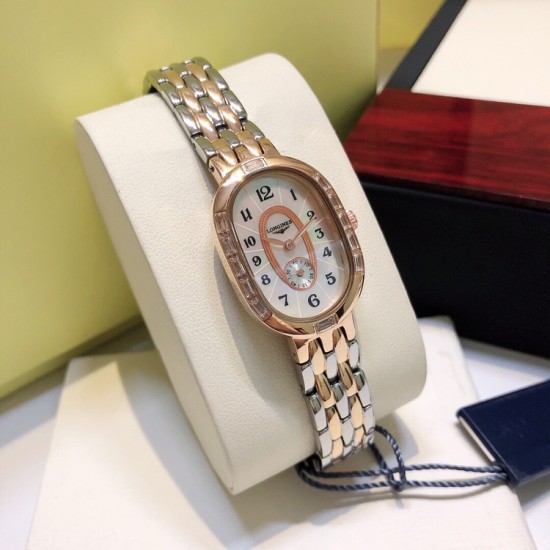 LONGINES 浪琴 Symphonette圆舞曲升级版系列腕表,表壳镶方钻高端大气之作 原装进口两针半石英机芯,精致视角美感,尺寸23*32cm! LONGINES 浪琴 Symphonette圆舞曲升级版系列腕表,表壳镶方钻高端大气之作 原装进口两针半石英机芯,精致视角美感,尺寸23*32cm!