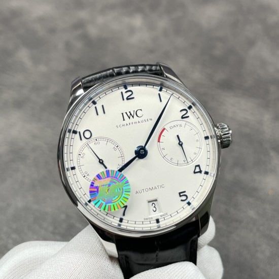 颜值第一！ZF出品。IWC 葡7 V5版 最新机芯、万国IWC－葡萄牙系列 七日链 葡七 自动机械机芯 独立小秒针 真动能指示 蓝宝石玻璃 42mm[色][色]出货实拍