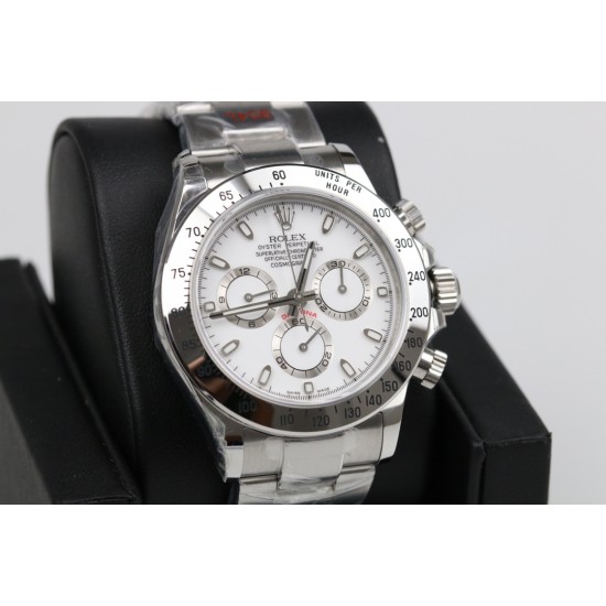 GM超神之作 ROLEX DAYTONA劳力士迪通拿904L全新最强版本 1:完美修改了避针高底位置与正品一致2:904L表扣更细腻更完美3:市面上唯一做出了与正品质感一致的包超薄金属钢片的oysterflex胶带【能与正品互换通用 质感相符】[拳头][拳头][拳头]完美修正十年间所有副本的不足和缺陷，陶瓷圈口！4130机芯，攻克机芯厚度，使壳身厚度达到与正品一致，壳身和字面颜色更细腻做出了与正品一致的视觉效果，并搭配劳力士专用盒子。【GM出品】