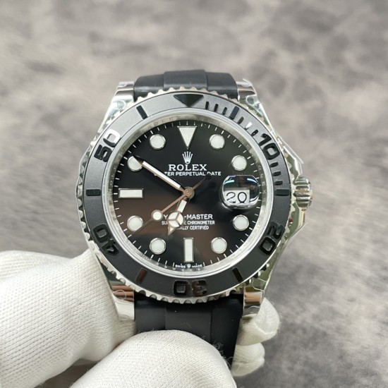 劳力士ROLEX游艇名仕型 3235机芯,双向旋转60分钟刻度外圈配哑黑色Cerachrom陶质圈口,凸显抛光立体数字!42mm直径 !新款时针增大,分针缩细,增强了可读性。新款Pyesterflex橡胶表带亦配备蚝式保险扣,人性化二级可剪设计,佩戴稳固从而更加舒适!字面刻度填充进口Chromalight长效果蓝色物料!tw出品!超级复刻!出货实拍 劳力士ROLEX游艇名仕型 3235机芯,双向旋转60分钟刻度外圈配哑黑色Cerachrom陶质圈口,凸显抛光立体数字!42mm直径 !新款时针增大,分针缩细,增强了可读性。新款Pyesterflex橡胶表带亦配备蚝式保险扣,人性化二级可剪设计,佩戴稳固从而更加舒适!字面刻度填充进口Chromalight长效果蓝色物料!tw出品!超级复刻!出货实拍