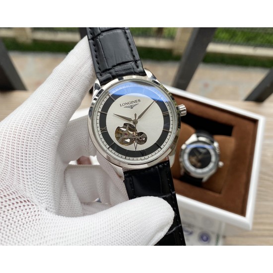 浪琴Longines 精品男士腕表,经典大三针搭载葫芦型镂空设计,技艺精湛,独具匠心,尊贵大气,绅士风范。采用全自动机械机芯,顶级316精钢表壳,进口小牛皮表带,矿物质超强镜面,尺寸43*13 浪琴Longines 精品男士腕表,经典大三针搭载葫芦型镂空设计,技艺精湛,独具匠心,尊贵大气,绅士风范。采用全自动机械机芯,顶级316精钢表壳,进口小牛皮表带,矿物质超强镜面,尺寸43*13