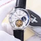 品牌：江诗丹顿 -Vacheron Constantin  类型：[酷]男士夜光腕表表壳：316精钢（做工优质）表带：进口真牛皮/316精钢（两种可选）机芯：高级定制全自动星辰月相驼飞轮机械机芯（走时稳定）玻璃：高级强化镀膜镜面尺寸：直径41mm，厚度13mm。
