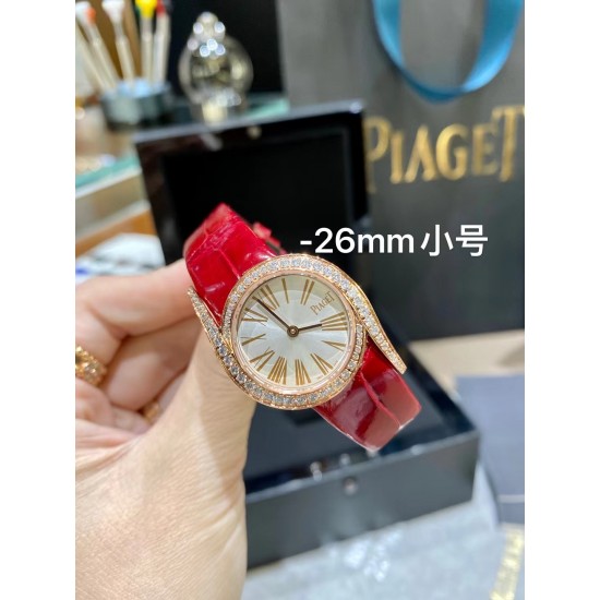 RF厂伯爵新款小号26mm。Limelight Gala系列的女性钻石手表是绝对诱惑的标志,表盘独特的6与9的造型,混合艺术,设计和珠宝,他们赞扬充满活力和大胆女性气质。在伯爵的眼里,每一位演绎人生故事的女主角,都注定拥有出众魅力!别出心裁,不断进阶超越。尺寸26mm 机芯:瑞士朗达机芯 玻璃:蓝宝石镜面 皮带:美洲鳄鱼皮 RF厂伯爵新款小号26mm。Limelight Gala系列的女性钻石手表是绝对诱惑的标志,表盘独特的6与9的造型,混合艺术,设计和珠宝,他们赞扬充满活力和大胆女性气质。在伯爵的眼里,每一位演绎人生故事的女主角,都注定拥有出众魅力!别出心裁,不断进阶超越。尺寸26mm 机芯:瑞士朗达机芯 玻璃:蓝宝石镜面 皮带:美洲鳄鱼皮