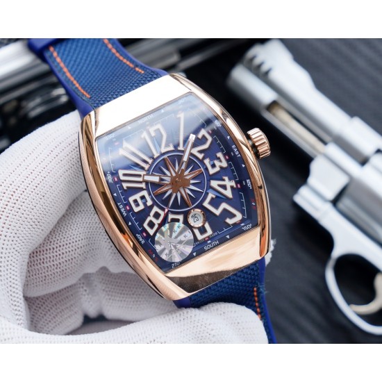 K厂出品:法兰克穆勒V45 SC DT系列54*42mm 全自动日本机械机芯 蓝光镀膜玻璃 超强夜光,日历窗放大镜,意大利牛皮表带底部橡胶,可搭配美洲鳄鱼皮纹,316精钢敖表壳,折叠原装扣 糅合商务设计风格 中间完美弧线夹层设计!!! K厂出品:法兰克穆勒V45 SC DT系列54*42mm 全自动日本机械机芯 蓝光镀膜玻璃 超强夜光,日历窗放大镜,意大利牛皮表带底部橡胶,可搭配美洲鳄鱼皮纹,316精钢敖表壳,折叠原装扣 糅合商务设计风格 中间完美弧线夹层设计!!!