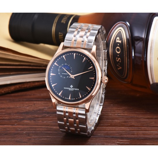 最新款江诗丹顿(Vacheron Constantin)传承系列9位24时真日⭐️月星辰全面推出,成功商务人士必备,采用全自动进口机芯(零返修、零故障)顶级316精钢表壳,原装按扣 进口小牛皮,锅盖玻璃,做工一流,型男必备。送礼极佳,先下手为强! 最新款江诗丹顿(Vacheron Constantin)传承系列9位24时真日⭐️月星辰全面推出,成功商务人士必备,采用全自动进口机芯(零返修、零故障)顶级316精钢表壳,原装按扣 进口小牛皮,锅盖玻璃,做工一流,型男必备。送礼极佳,先下手为强!