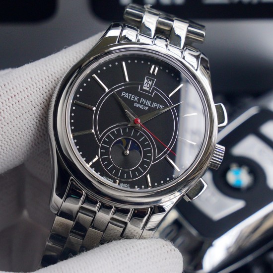 2020新款 百达翡丽 (实拍图)Patek Philippe 贵族的艺术品!搭配进口9100多功能机芯(0返修)功能(24小时,星期,星辰,月份)进口316精钢!搭配意大利进口小牛皮!原装折叠扣!尺寸42mm。耐磨防刮蓝宝石玻璃!超强防水50米!简约而不简单!你永远无法拥有一块百达翡丽,你只是在替你的后代保管他. ( 慎重承诺 : 产品实物光泽手感更佳精湛 字盘刻度栩栩如生 壳套工艺都是宗师级别轻身检验 加上新时代机器高技锻造 上手震撼尊贵非凡。你值得拥有!⚠️请认准独家品质 2020新款 百达翡丽 (实拍图)Patek Philippe 贵族的艺术品!搭配进口9100多功能机芯(0返修)功能(24小时,星期,星辰,月份)进口316精钢!搭配意大利进口小牛皮!原装折叠扣!尺寸42mm。耐磨防刮蓝宝石玻璃!超强防水50米!简约而不简单!你永远无法拥有一块百达翡丽,你只是在替你的后代保管他. ( 慎重承诺 : 产品实物光泽手感更佳精湛 字盘刻度栩栩如生 壳套工艺都是宗师级别轻身检验 加上新时代机器高技锻造 上手震撼尊贵非凡。你值得拥有!⚠️请认准独家品质