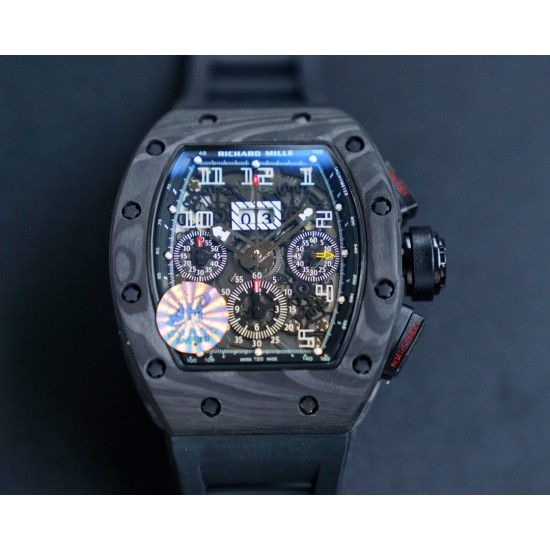 【 RICHARD MILLE 】理查德米勒 RM011-03艺术提升了全新层次,顶级碳纤维壳套 最完美的纹路 最完美的做工 搭载7750大日历 计时 飞返/逆跳多功能ETA7750全自动机械机芯,进口橡胶表带 原装折叠扣,尺寸50X40mm 高端大气上档次 计时腕表,展现着理查品牌的经典内涵,阳光而富有吸引力!全球限量50个7750机 ⚠️请认准独家品质 【 RICHARD MILLE 】理查德米勒 RM011-03艺术提升了全新层次,顶级碳纤维壳套 最完美的纹路 最完美的做工 搭载7750大日历 计时 飞返/逆跳多功能ETA7750全自动机械机芯,进口橡胶表带 原装折叠扣,尺寸50X40mm 高端大气上档次 计时腕表,展现着理查品牌的经典内涵,阳光而富有吸引力!全球限量50个7750机 ⚠️请认准独家品质