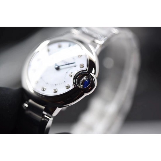 【V6出品】卡地亚 蓝气球 瑞士石英 33MM