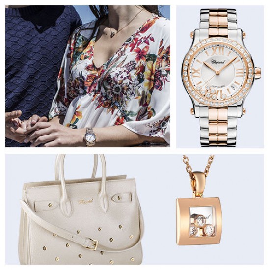 肖邦-Chopard❥快乐钻系列❥瑞士石英机芯❥蓝宝石玻璃镜面❥表壳直径约36mm         厚度约12mm