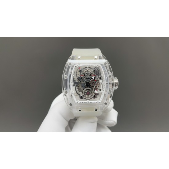 RM理查德米勒~   ［Richard Mille ］  水晶壳 机械机芯