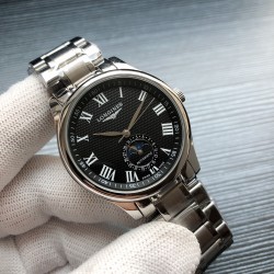 2019浪琴官网新品v2版本浪琴 LONGINES L33 名匠系列月相 市场上唯一一家官方1:1复刻版本，不惜成本[强]升级瑞机壳套字面，原装月相，区别市场普通版本 配置全自动机械机芯，316L精钢，蓝宝石镜面，尺寸39.5mm专柜同步，SJ出品让表又再次刷新高性价比的购表体验