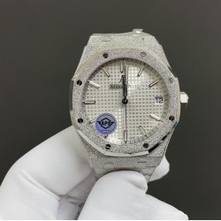 今日推荐爱彼皇家橡树 15400霜金 白面 41mm 4302机 顶级品质 出货实拍✈️‏‍   ﻿ ﻿