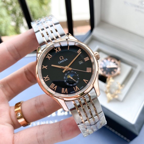 【品牌】欧米茄--OMEGA【机芯】全自动机械机芯【尺寸】直径40mm 厚度12mm【特性】蝶飞三针半月相机械男表,尊贵大气、简约优雅! 【品牌】欧米茄--OMEGA【机芯】全自动机械机芯【尺寸】直径40mm 厚度12mm【特性】蝶飞三针半月相机械男表,尊贵大气、简约优雅!