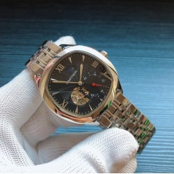 卡地亚-CARTIER D6 新品帅气多功能设计搭载两针半 尊贵大气～绅士风范，高端矿物质防刮镜面玻璃， 配置316L精钢表壳，耐磨316精钢表带/进口小牛皮表带，全自动进口机械机芯     尺寸：42mm12mm  三杰精致推荐男士机械腕表 SJ为你精心打造超真实实物图拍摄