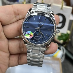 浪琴-LONGINES  名匠月相✨系列 尽显圆润，典雅的精髓奥妙 全自动机械机芯  打磨光滑，散件打磨的精钢表带，采用与原装一致的蝴蝶表扣  直径40mm！