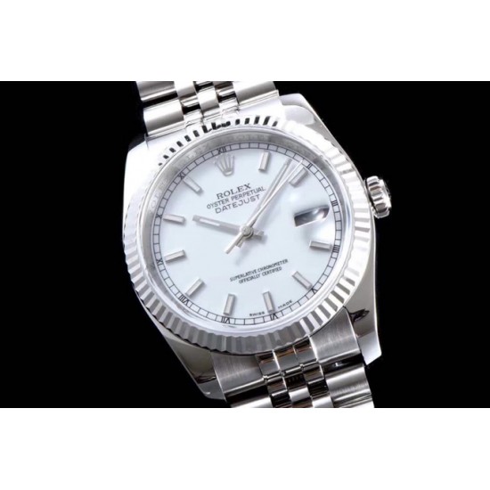 少量到货AR超强神作 ROLEX DATEJUST超级904L最强V2升级版日志型36系列腕表，表壳表带运用超级904L铸造而成，并行代购版DATEJUST，完美修正十年间所有副本的不足和缺陷，36mm表径，搭载3135机并搭配正品代购包装物料，重新定义最高品质的DATEJUST副本[拳头]        最强版A级副本DATEJUST[AR出品]