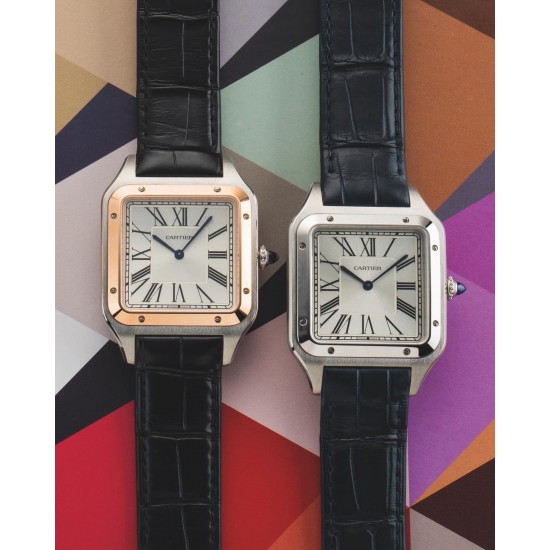 CARTIER SANTOS DUMONT XL F1厂卡地亚杜蒙山度士加大号薄款机械表表径:46.633.9mm,厚度8.5mm CARTIER SANTOS DUMONT XL F1厂卡地亚杜蒙山度士加大号薄款机械表表径:46.633.9mm,厚度8.5mm
