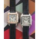 CARTIER SANTOS DUMONT XL F1厂卡地亚杜蒙山度士加大号薄款机械表表径:46.633.9mm,厚度8.5mm CARTIER SANTOS DUMONT XL F1厂卡地亚杜蒙山度士加大号薄款机械表表径:46.633.9mm,厚度8.5mm