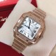 实拍【BV出品】santos de Cartier腕表 山度士女装表款 表壳 表圈镶嵌206颗明亮式切割圆钻 七角形表冠 镶嵌一颗多切面蓝宝石 阳光射线纹饰效果表盘,剑型蓝钢指针 蓝宝石水晶镜面 配备“SmartLink”表链调节装置 第二条可配鳄鱼皮或牛皮表带 搭配双重折叠表扣 表带均配备“QuickSwitch”表带快速替换装置 表壳宽度:35.1毫米 表壳厚度:8.83毫米 防水深度10巴(约100米) 实拍【BV出品】santos de Cartier腕表 山度士女装表款 表壳 表圈镶嵌206颗明亮式切割圆钻 七角形表冠 镶嵌一颗多切面蓝宝石 阳光射线纹饰效果表盘,剑型蓝钢指针 蓝宝石水晶镜面 配备“SmartLink”表链调节装置 第二条可配鳄鱼皮或牛皮表带 搭配双重折叠表扣 表带均配备“QuickSwitch”表带快速替换装置 表壳宽度:35.1毫米 表壳厚度:8.83毫米 防水深度10巴(约100米)