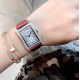 实拍 PATEK PHILIPPE百达翡丽系列 女士腕表(白金表壳搭配沙丁布带,表圈镶嵌天然锆石,蓝宝石玻璃,搭载瑞士石英机芯,尺寸30*34*7毫米) 实拍 PATEK PHILIPPE百达翡丽系列 女士腕表(白金表壳搭配沙丁布带,表圈镶嵌天然锆石,蓝宝石玻璃,搭载瑞士石英机芯,尺寸30*34*7毫米)