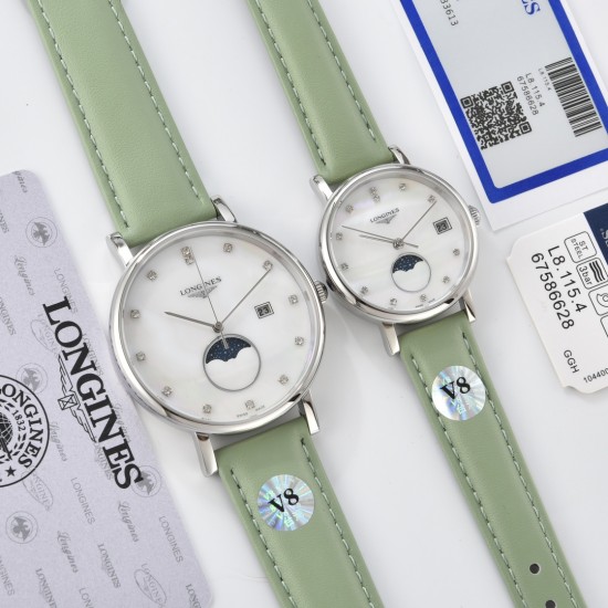 2024年【最新品】七夕节最佳礼品Longines浪琴官方博雅系列情侣腕表 见证爱奇迹时刻时尚潮流男女腕表。采用进口日本机芯。采用进口头层牛皮表带。表壳采用三件套官方一致工艺。腕表尺寸:男39mm女30mm质量杠杠欢迎转发 2024年【最新品】七夕节最佳礼品Longines浪琴官方博雅系列情侣腕表 见证爱奇迹时刻时尚潮流男女腕表。采用进口日本机芯。采用进口头层牛皮表带。表壳采用三件套官方一致工艺。腕表尺寸:男39mm女30mm质量杠杠欢迎转发