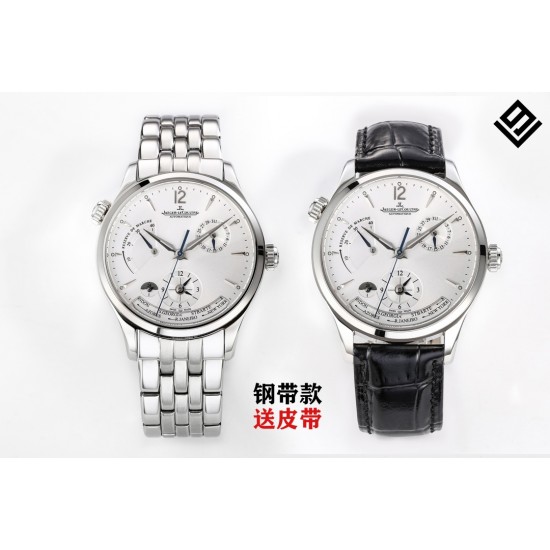 V9 积家 JL 大师系列1428121 J28 钢带经过长达3年时间精心研发,13套大大小小零散模具,39道工序的磨合,每一个菱角.细角凹凸明显可见,对表图明显无差异!39毫米 的直径设计(尺寸专柜一样,非42不对版),表盘布置10点钟的动能显示窗, 2点钟的日历显示盘,6点钟位置的第二时区显示盘,还有最下面的世界时显示窗,搭配的完美无瑕,堪称经典之作。搭载积家自动的CaL.939自动上链机芯。欢迎品鉴! V9 积家 JL 大师系列1428121 J28 钢带经过长达3年时间精心研发,13套大大小小零散模具,39道工序的磨合,每一个菱角.细角凹凸明显可见,对表图明显无差异!39毫米 的直径设计(尺寸专柜一样,非42不对版),表盘布置10点钟的动能显示窗, 2点钟的日历显示盘,6点钟位置的第二时区显示盘,还有最下面的世界时显示窗,搭配的完美无瑕,堪称经典之作。搭载积家自动的CaL.939自动上链机芯。欢迎品鉴!