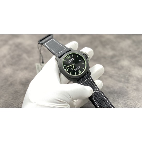沛纳海 PAM1118 碳纤维材料表壳 尺寸44mm 超强夜光非常炫酷！vs出品，出货实拍